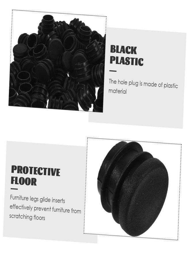 SASALES 8pcs Plastic Hole Plug Chairs Foot Pad Plastic End Caps Chair Caps Chair Foot Protectors Outdoor Chair Leg Floor Protectors Plastic Chair Leg Caps Chair End Caps Plugs Chair Legs - Image 2